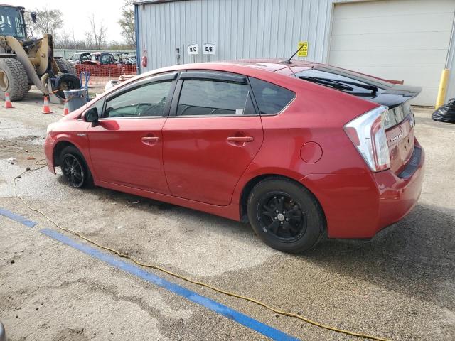 JTDKN3DU7D0337344 - 2013 TOYOTA PRIUS MAROON photo 2