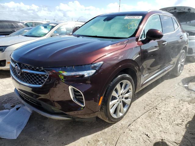 LRBFZRR47PD042144 - 2023 BUICK ENVISION AVENIR MAROON photo 1