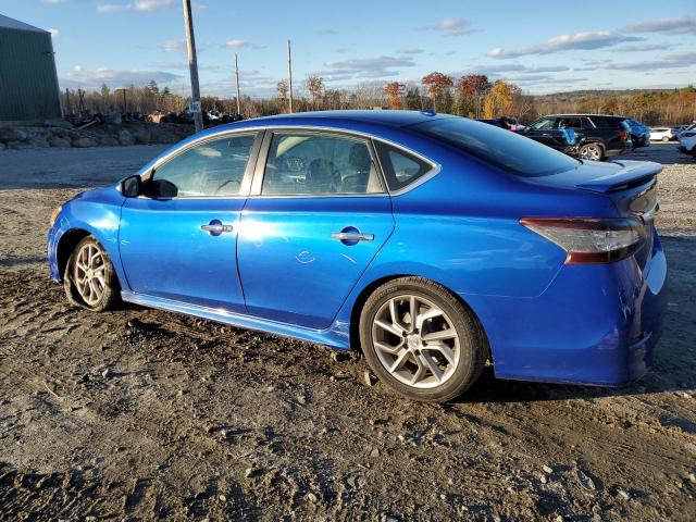 3N1AB7AP8FY377616 - 2015 NISSAN SENTRA S BLUE photo 2