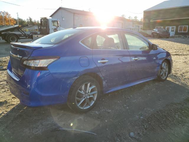 3N1AB7AP8FY377616 - 2015 NISSAN SENTRA S BLUE photo 3