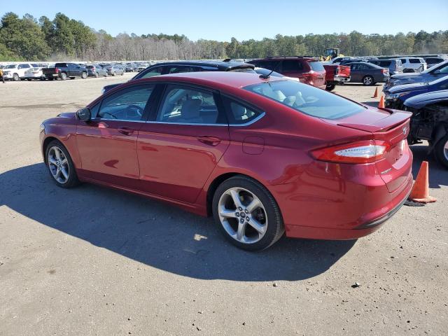 3FA6P0G73GR274320 - 2016 FORD FUSION S RED photo 2