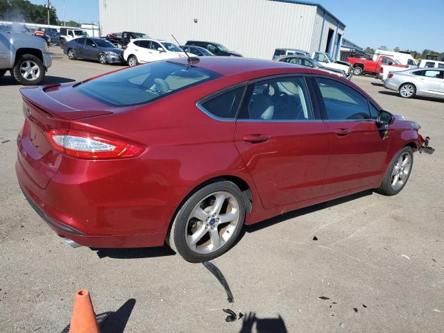 3FA6P0G73GR274320 - 2016 FORD FUSION S RED photo 3