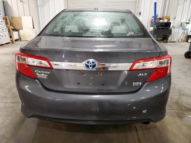 4T1BD1FK0CU036565 - 2012 TOYOTA CAMRY HYBRID GRAY photo 6