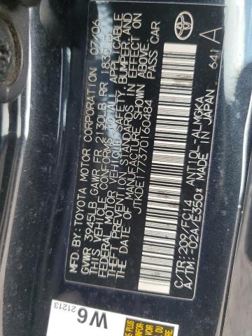 JTKDE177370160484 - 2007 TOYOTA SCION TC 黑色 照片 12