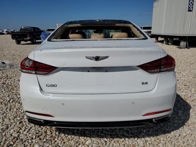 KMHGN4JE6JU225403 - 2018 GENESIS G80 BASE WHITE photo 6