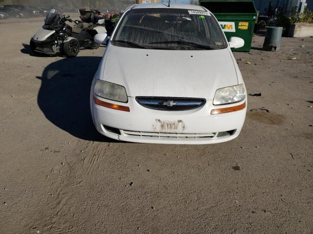 KL1TD66678B097611 - 2008 CHEVROLET AVEO BASE WHITE photo 5