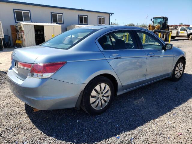 1HGCP2F34BA138404 - 2011 HONDA ACCORD LX BLUE photo 3