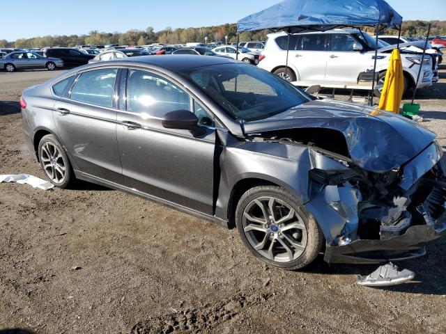 3FA6P0HD6HR186402 - 2017 FORD FUSION SE GRAY photo 4