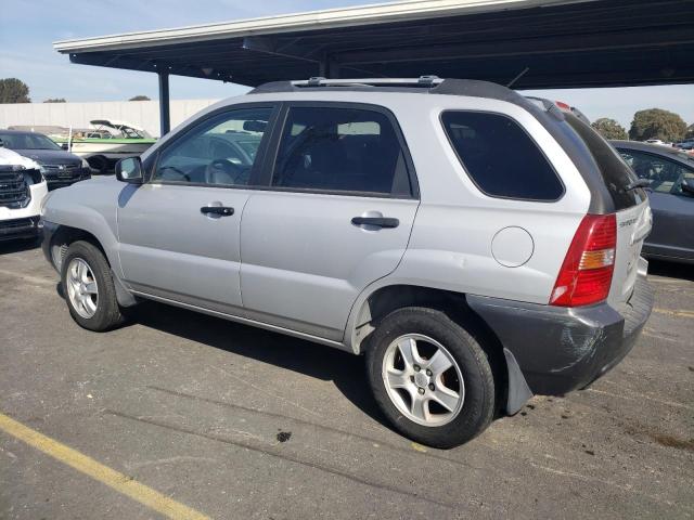 KNDJF724677421718 - 2007 KIA SPORTAGE LX SILVER photo 2