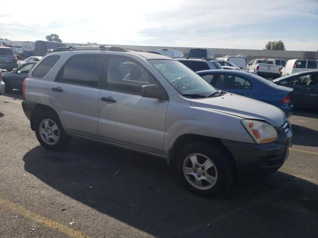 KNDJF724677421718 - 2007 KIA SPORTAGE LX SILVER photo 4