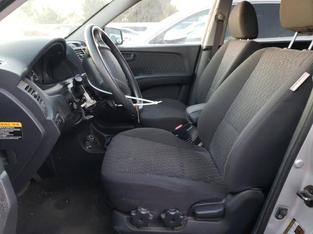 KNDJF724677421718 - 2007 KIA SPORTAGE LX SILVER photo 7