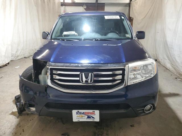 5FNYF4H51DB018085 - 2013 HONDA PILOT EXL BLUE photo 5