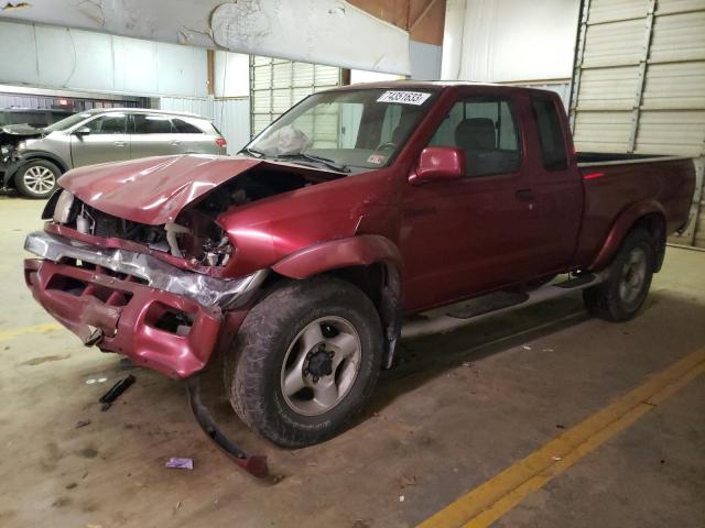 1N6ED26Y9YC347112 - 2000 NISSAN FRONTIER KING CAB XE RED photo 1