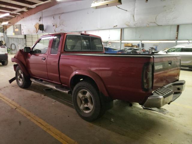1N6ED26Y9YC347112 - 2000 NISSAN FRONTIER KING CAB XE RED photo 2