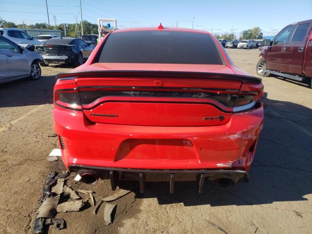 2C3CDXL92NH136139 - 2022 DODGE CHARGER SRT HELLCAT RED photo 6