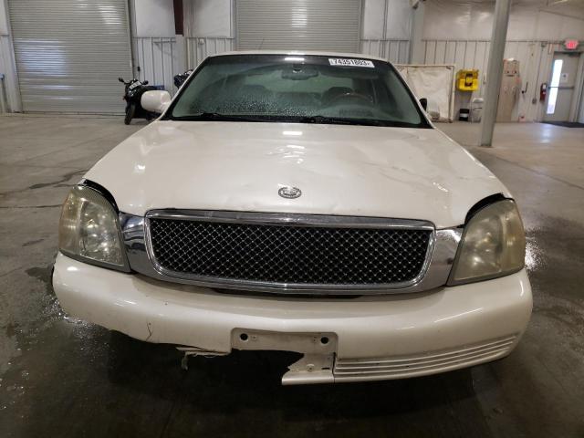 1G6KE57YX3U291111 - 2003 CADILLAC DEVILLE DHS WHITE photo 5