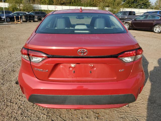 5YFEPRAE9LP069490 - 2020 TOYOTA COROLLA LE RED photo 6