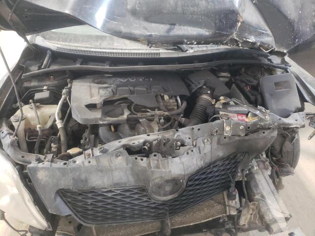 2T1BU4EE1AC282634 - 2010 TOYOTA CORROLLA BASE BLACK photo 11