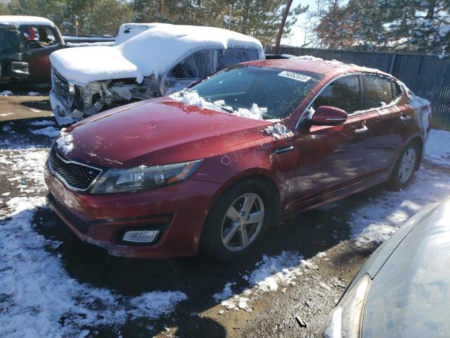 5XXGM4A77FG476727 - 2015 KIA OPTIMA LX RED photo 1