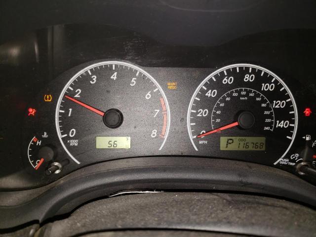 2T1BU4EE8DC057163 - 2013 TOYOTA COROLLA LE BASE SILVER photo 9