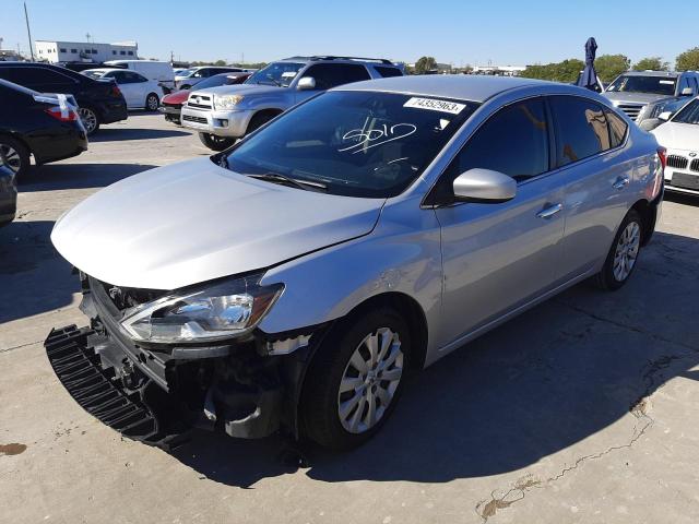 3N1AB7AP2JY289671 - 2018 NISSAN SENTRA S SILVER photo 1