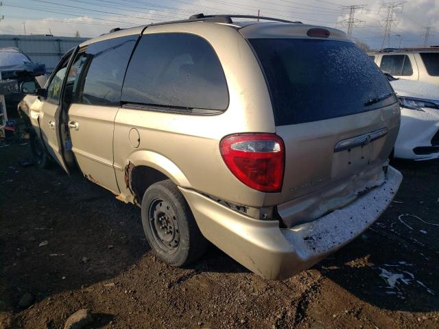 2C8GP44G41R168805 - 2001 CHRYSLER TOWN & COU LX BEIGE photo 2