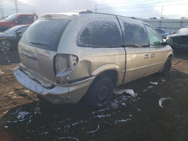 2C8GP44G41R168805 - 2001 CHRYSLER TOWN & COU LX BEIGE photo 3