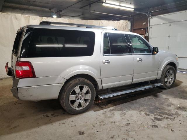 1FMJK2A59AEA00714 - 2010 FORD EXPEDITION EL LIMITED SILVER photo 3