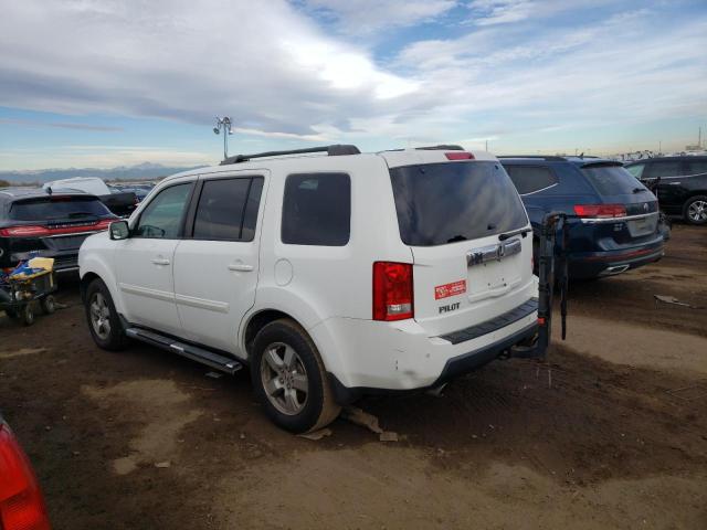 5FNYF38569B010145 - 2009 HONDA PILOT EXL WHITE photo 2