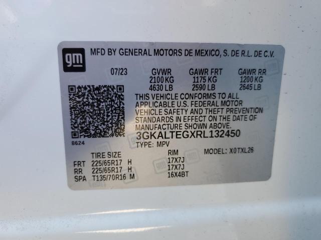 3GKALTEGXRL132450 - 2024 GMC TERRAIN SLE WHITE photo 13