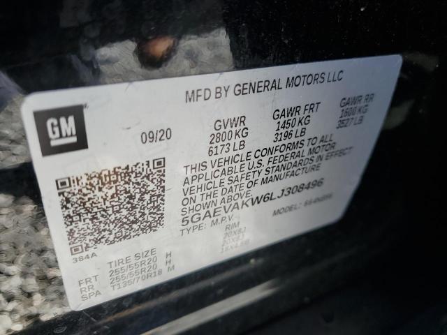 5GAEVAKW6LJ308496 - 2020 BUICK ENCLAVE ESSENCE Qara foto 14