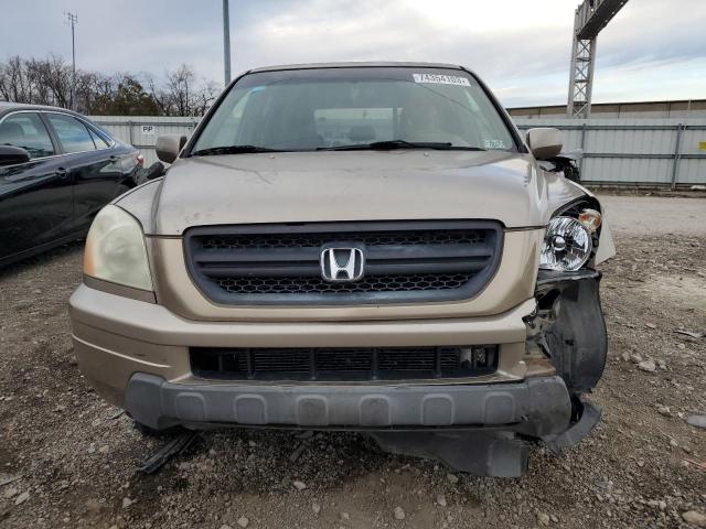 2HKYF18684H578081 - 2004 HONDA PILOT EXL GOLD photo 5