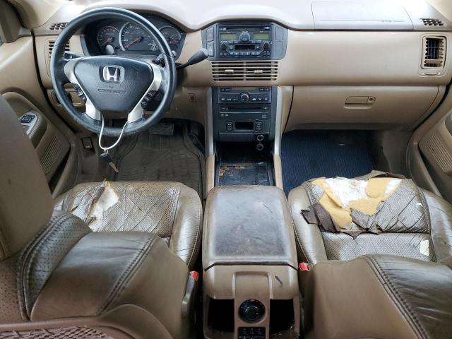 2HKYF18684H578081 - 2004 HONDA PILOT EXL GOLD photo 8