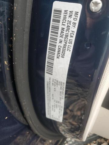 2C4RC1BG2PR630259 - 2023 CHRYSLER PACIFICA TOURING L Mavi foto 14