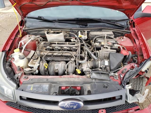 1FAHP3GN9AW196879 - 2010 FORD FOCUS SES RED photo 11