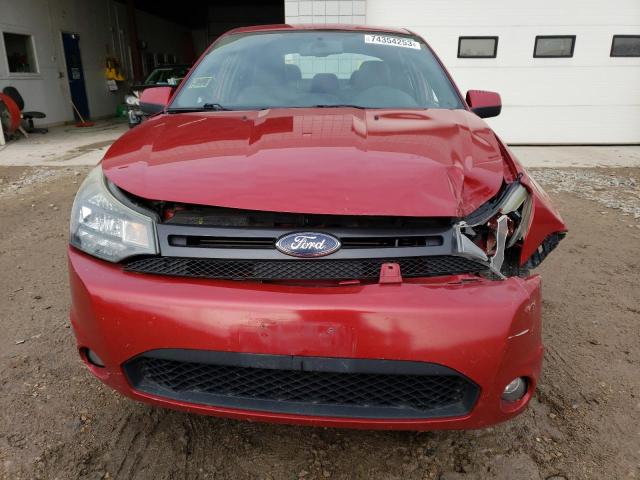 1FAHP3GN9AW196879 - 2010 FORD FOCUS SES RED photo 5