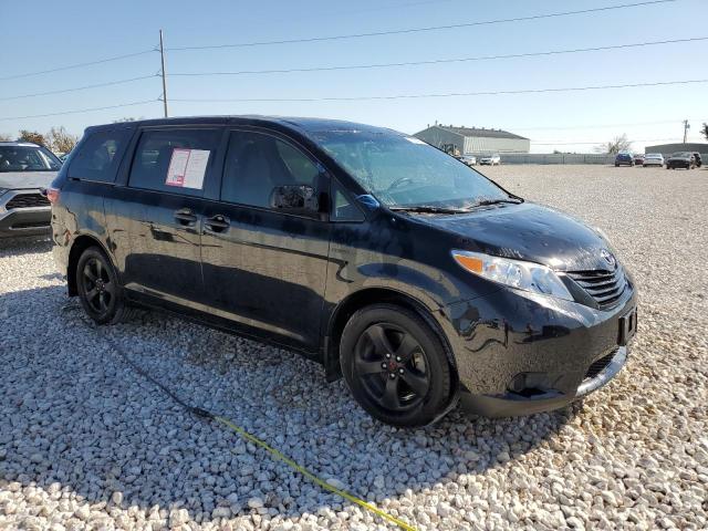 5TDZZ3DC3HS881496 - 2017 TOYOTA SIENNA BLACK photo 4