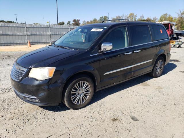 2C4RC1CG6DR515495 - 2013 CHRYSLER TOWN & COU TOURING L BLACK photo 1