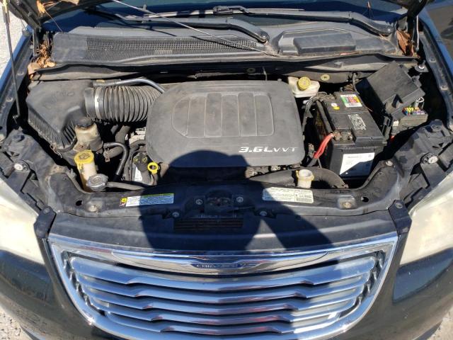 2C4RC1CG6DR515495 - 2013 CHRYSLER TOWN & COU TOURING L BLACK photo 12