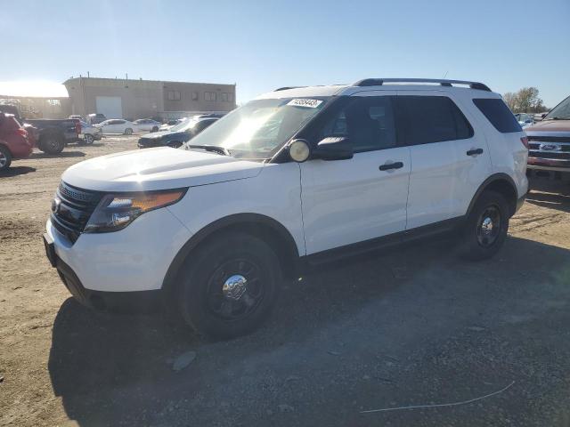 1FM5K8AR2DGA68689 - 2013 FORD EXPLORER POLICE INTERCEPTOR WHITE photo 1