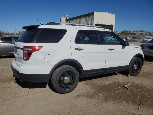 1FM5K8AR2DGA68689 - 2013 FORD EXPLORER POLICE INTERCEPTOR WHITE photo 3