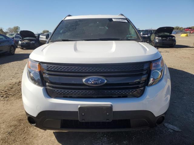 1FM5K8AR2DGA68689 - 2013 FORD EXPLORER POLICE INTERCEPTOR WHITE photo 5