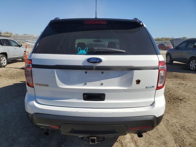 1FM5K8AR2DGA68689 - 2013 FORD EXPLORER POLICE INTERCEPTOR WHITE photo 6