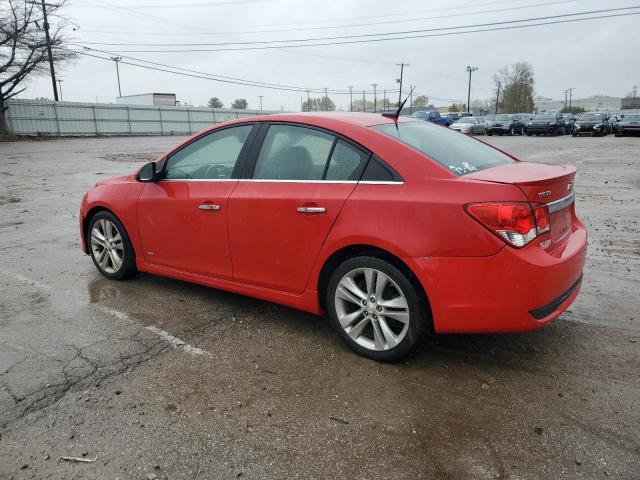 1G1PH5SC8C7235021 - 2012 CHEVROLET CRUZE LTZ RED photo 2