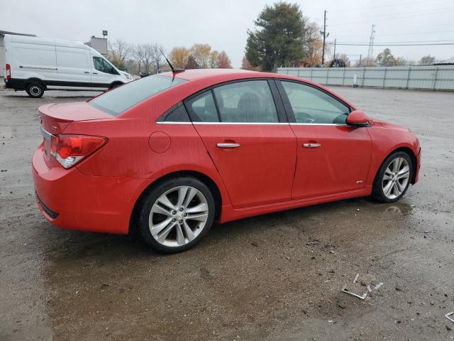 1G1PH5SC8C7235021 - 2012 CHEVROLET CRUZE LTZ RED photo 3