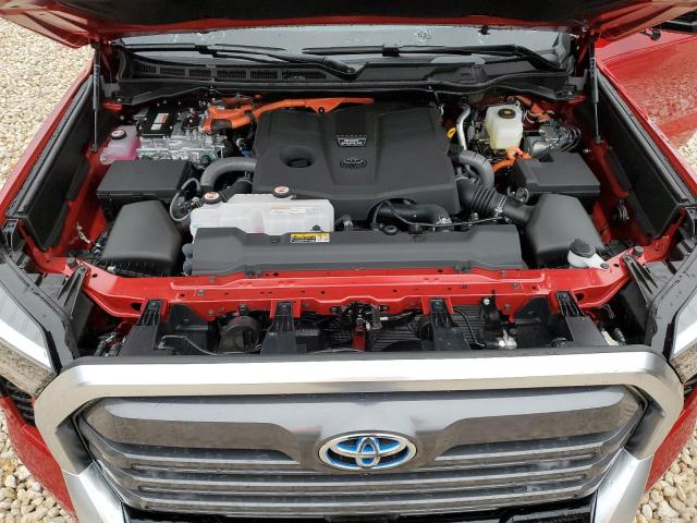 5TFJC5DB2RX042064 - 2024 TOYOTA TUNDRA CREWMAX LIMITED RED photo 11