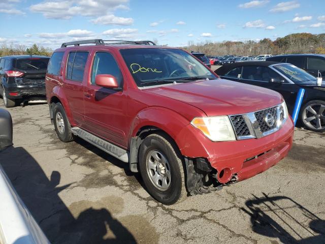 5N1AR18W45C765027 - 2005 NISSAN PATHFINDER LE 勃艮第红 照片 4