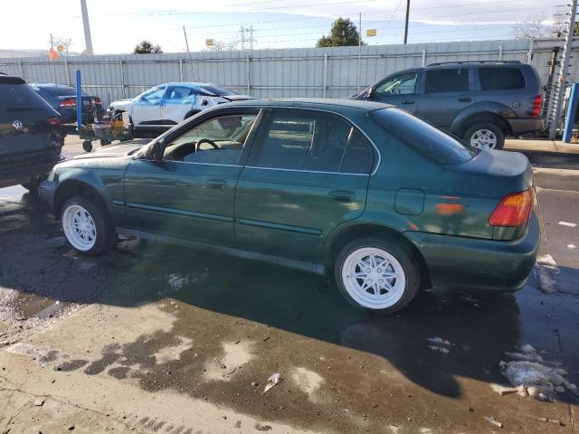 2HGEJ8544XH535739 - 1999 HONDA CIVIC EX GREEN photo 2