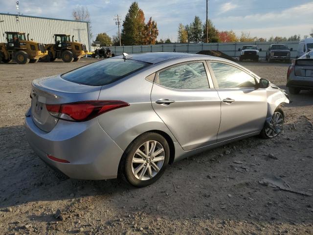 5NPDH4AEXFH592160 - 2015 HYUNDAI ELANTRA SE SILVER photo 3