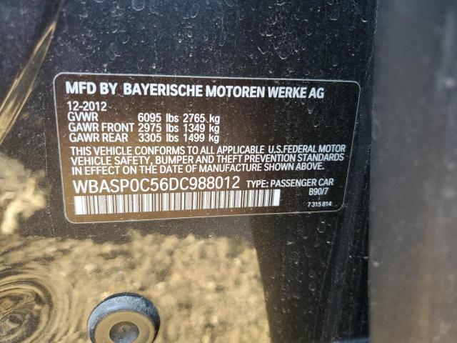 WBASP0C56DC988012 - 2013 BMW 550 XIGT GRAY photo 12